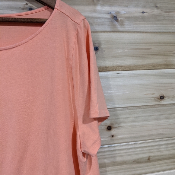 Soft Surroundings Roxi Top in Neon Coral Size 2X - Picture 4 of 9